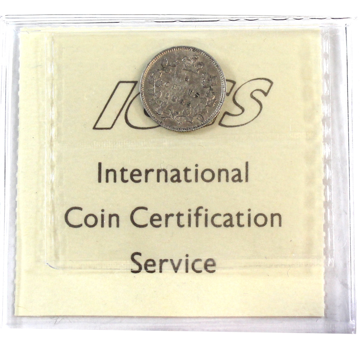 1885 Small 5 Canada 5-cents ICCS Certified VF20
