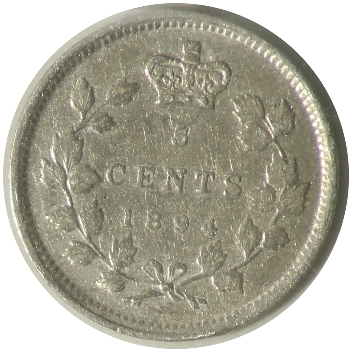 1894 Canada 5-cents ICCS Certified VF30