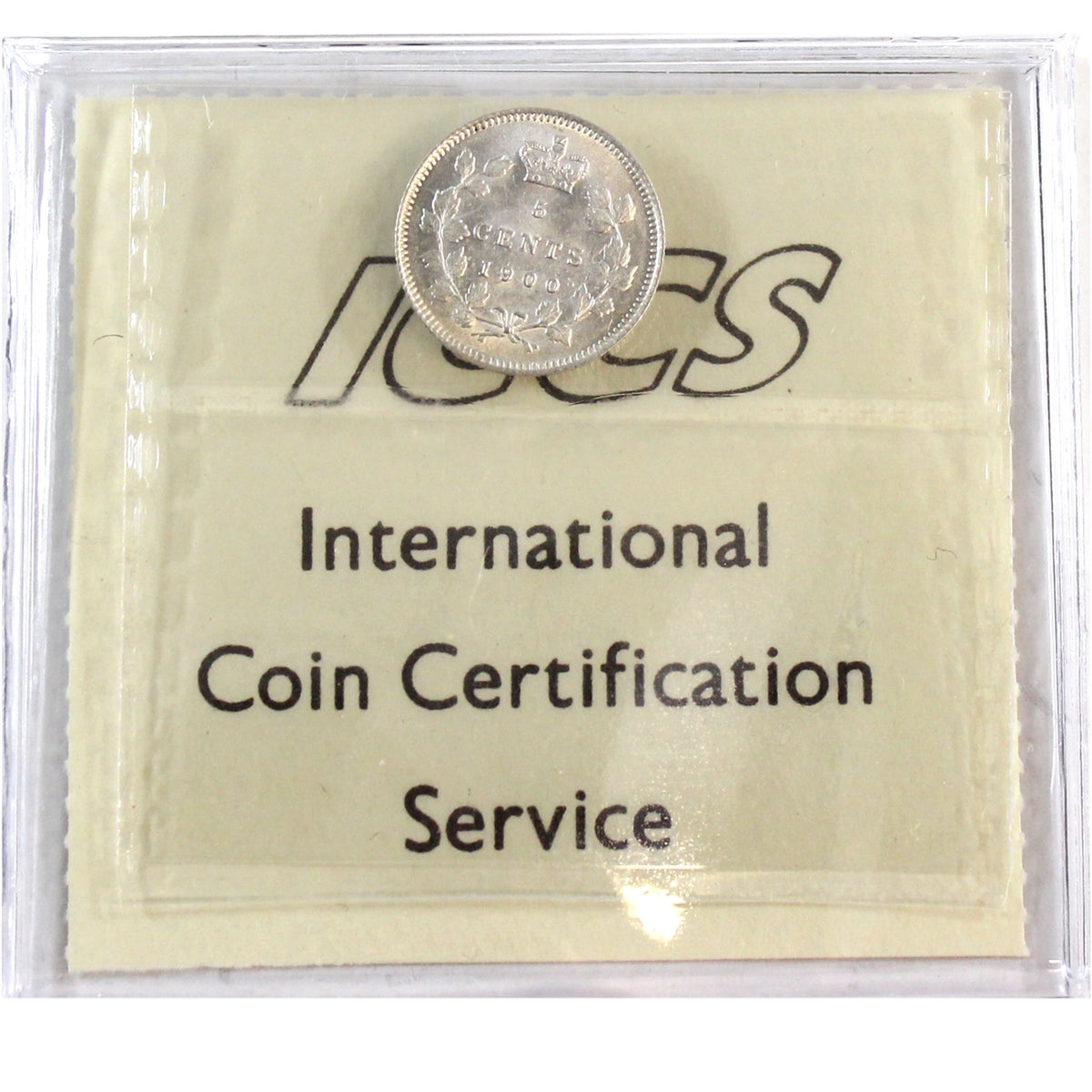 1900 Oval 0's Canada 5-cents ICCS Certified MS62 (XQL 246)