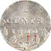1900 Oval 0's Canada 5-cents ICCS Certified MS62 (XQL 246)
