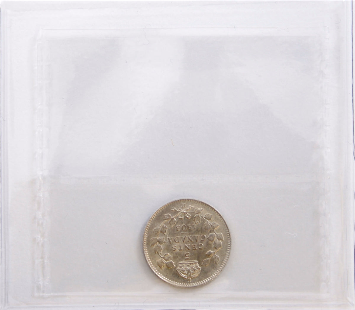 1903H Small Recut H Canada 5-cents ICCS Certified EF45