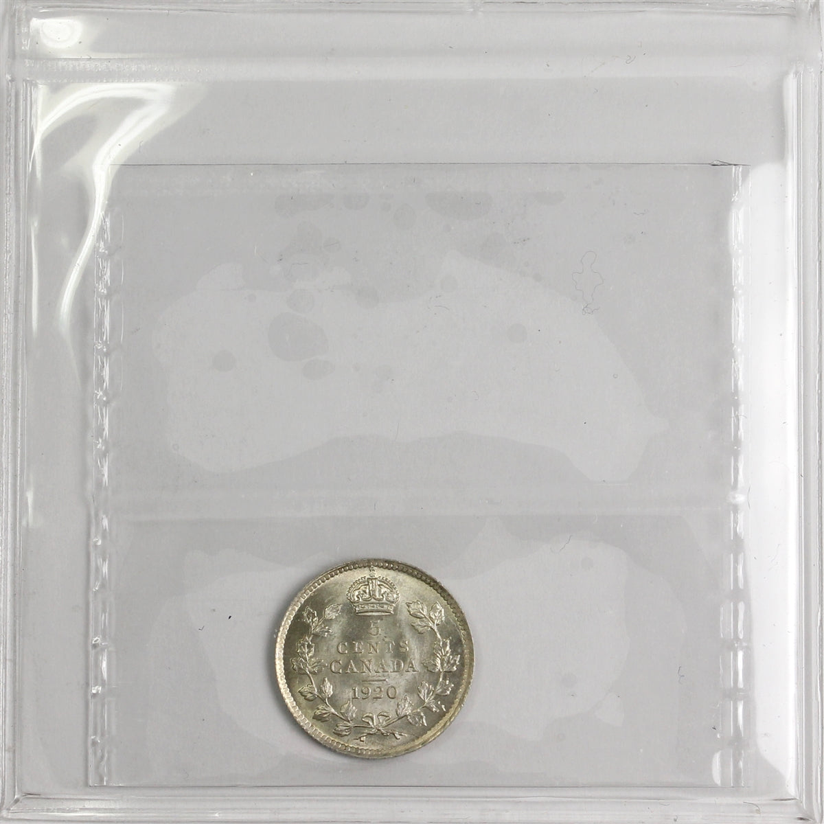1920 Canada 5-cents ICCS Certified MS63