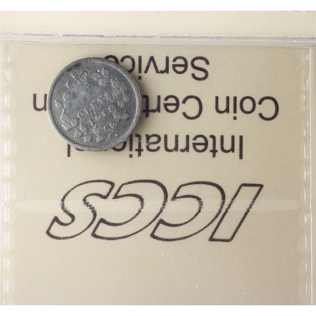 1875H Small Date Canada 5-cents ICCS Certified G6