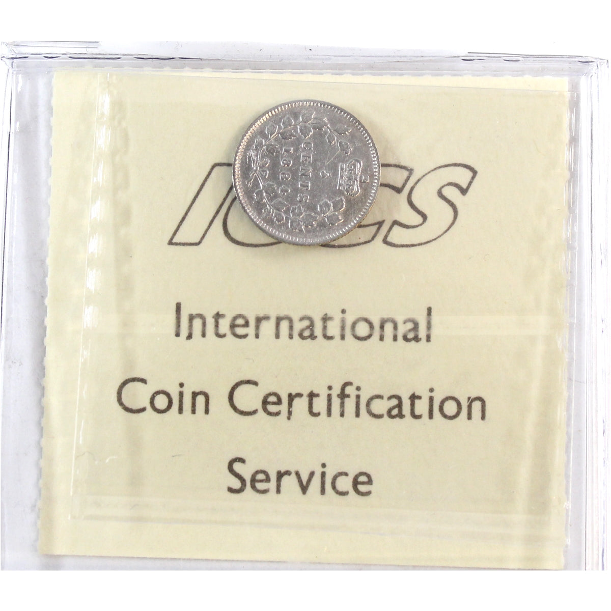 1884 Far 4 Canada 5-cents ICCS Certified VF20 (XSS 415)