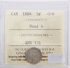 1884 Near 4 Canada 5-cents ICCS Certified G6