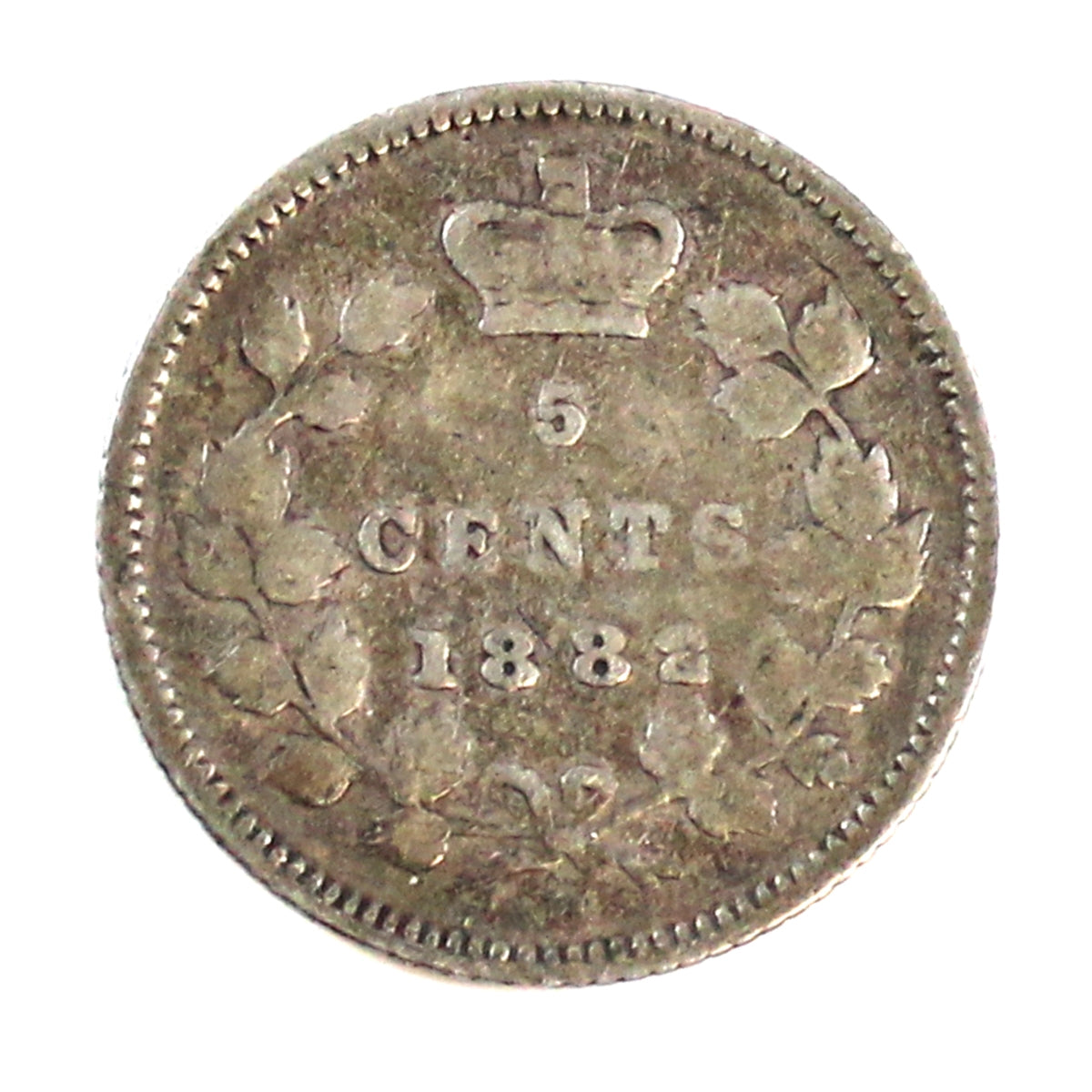 1882H Canada 5-cents G-VG (G6)