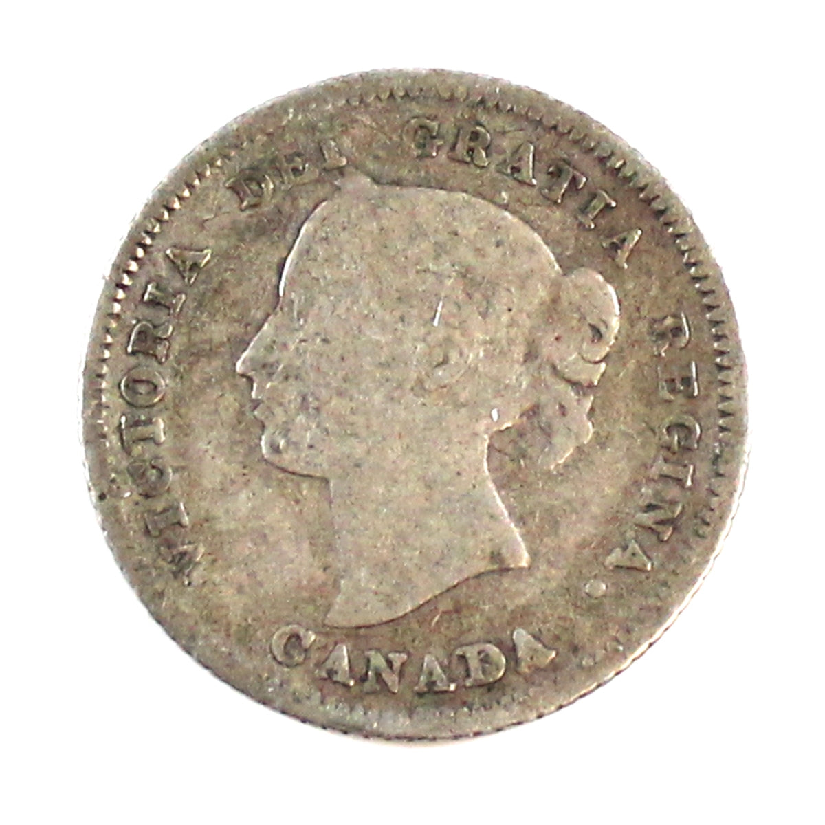 1882H Canada 5-cents G-VG (G6)