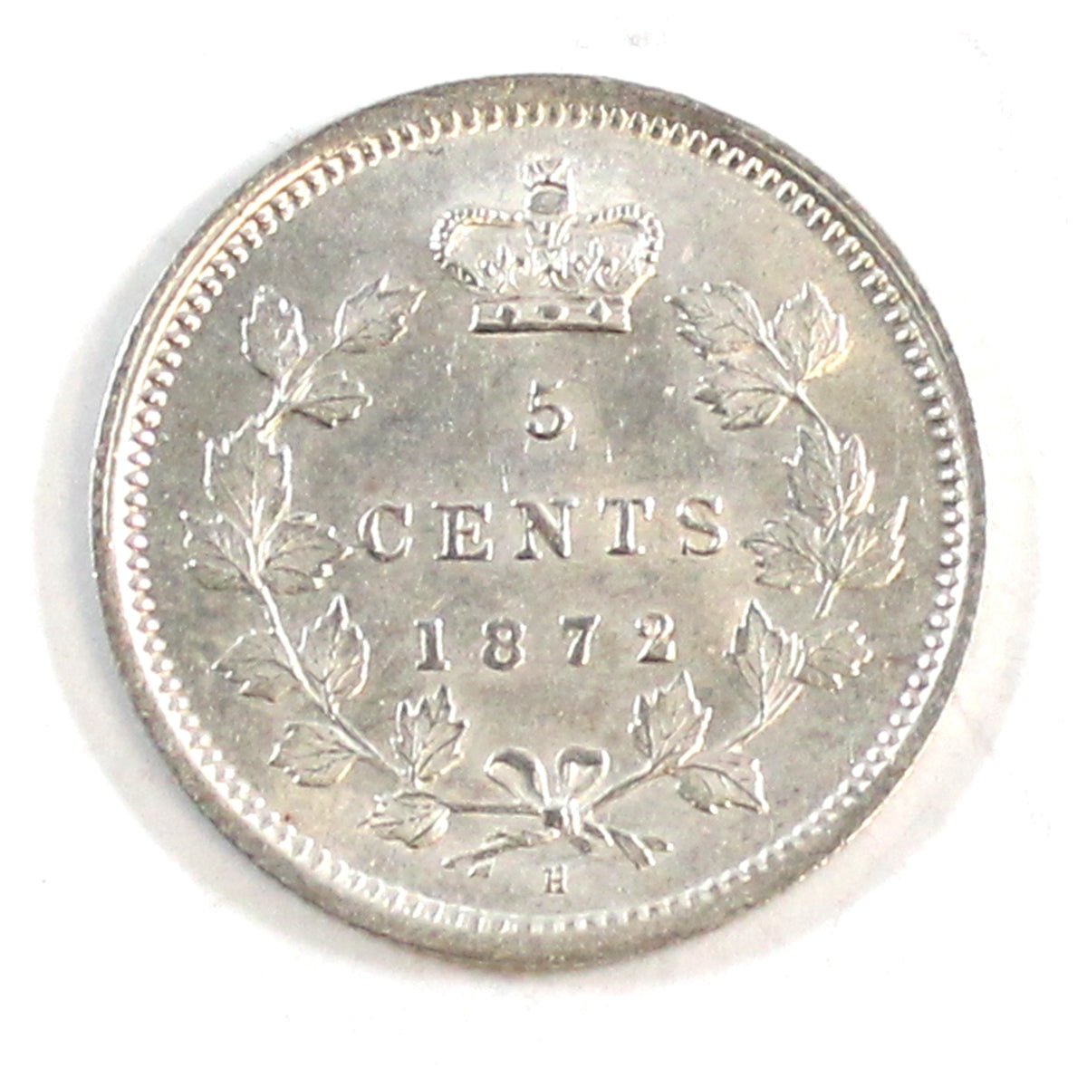 1872H Canada 5-cents Brilliant Uncirculated (MS63) $