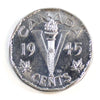 1945 Canada 5-cents Almost Uncirculated (AU50) Cameo