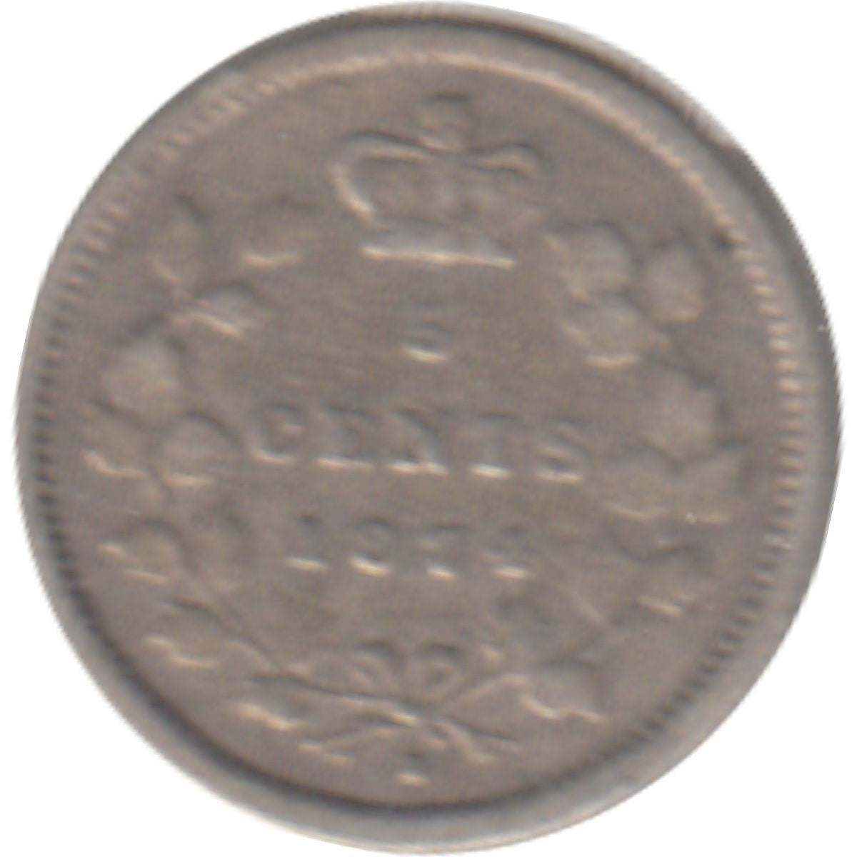1874H Plain 4 Canada 5-cents G-VG (G6)