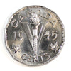 1945 No Chrome Canada 5-cents AU-UNC (AU55)