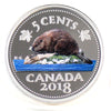 2018 Canada 5-cents Coloured Silver Proof (No Tax)