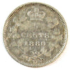 1880H Obv. 2 Canada 5-cents Fine (F12) $