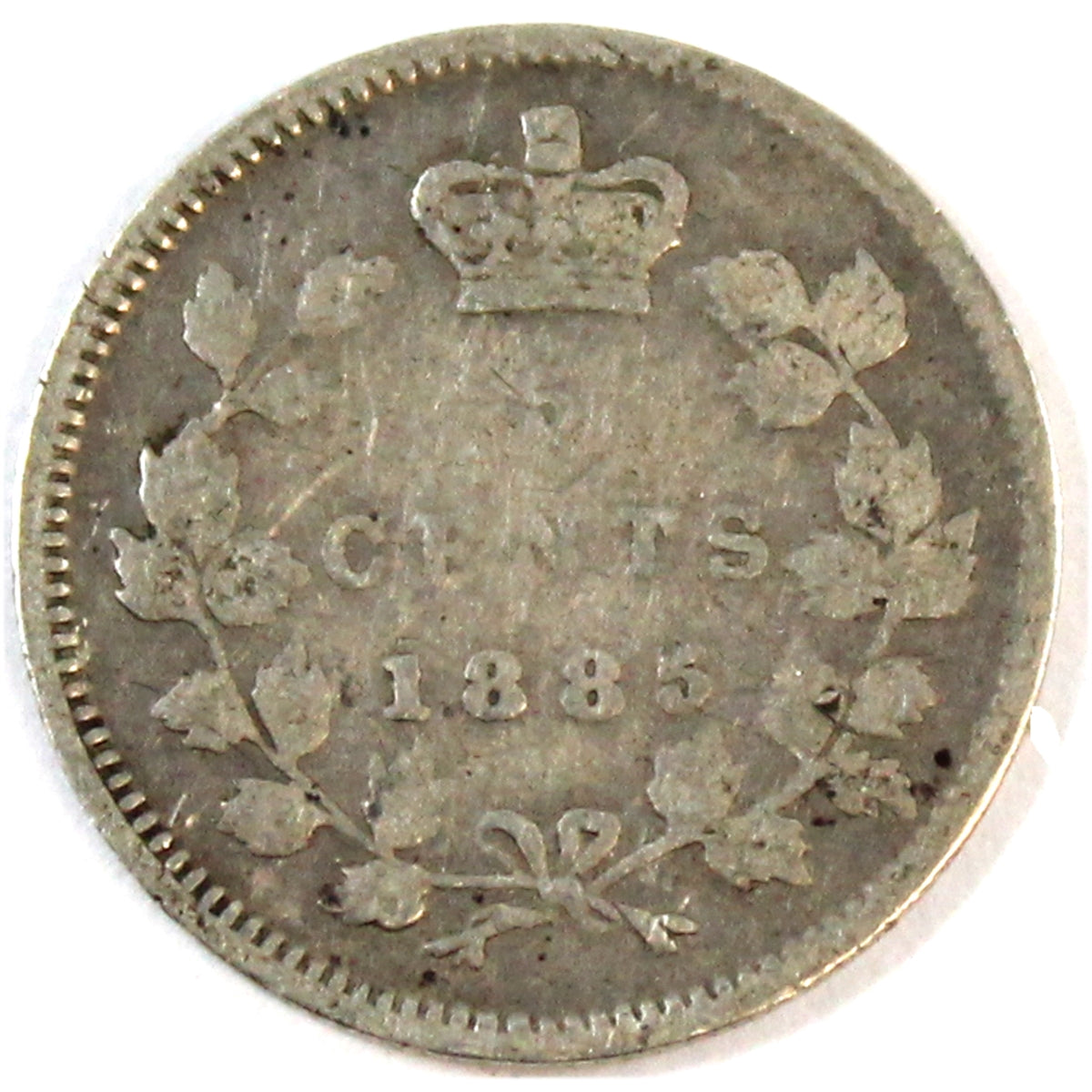 1885 Large 5 Canada 5-cents G-VG (G6)