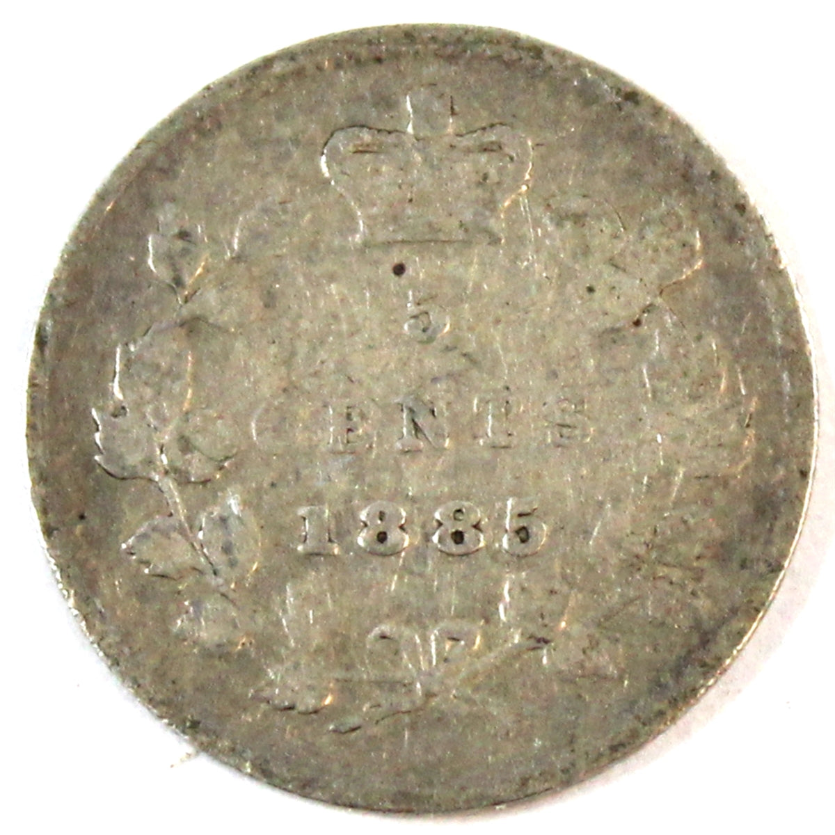 1885 Small 5 Canada 5-cents Very Good (VG8)