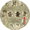 1886 Small 6 Canada 5-cents Almost Uncirculated (AU50) $