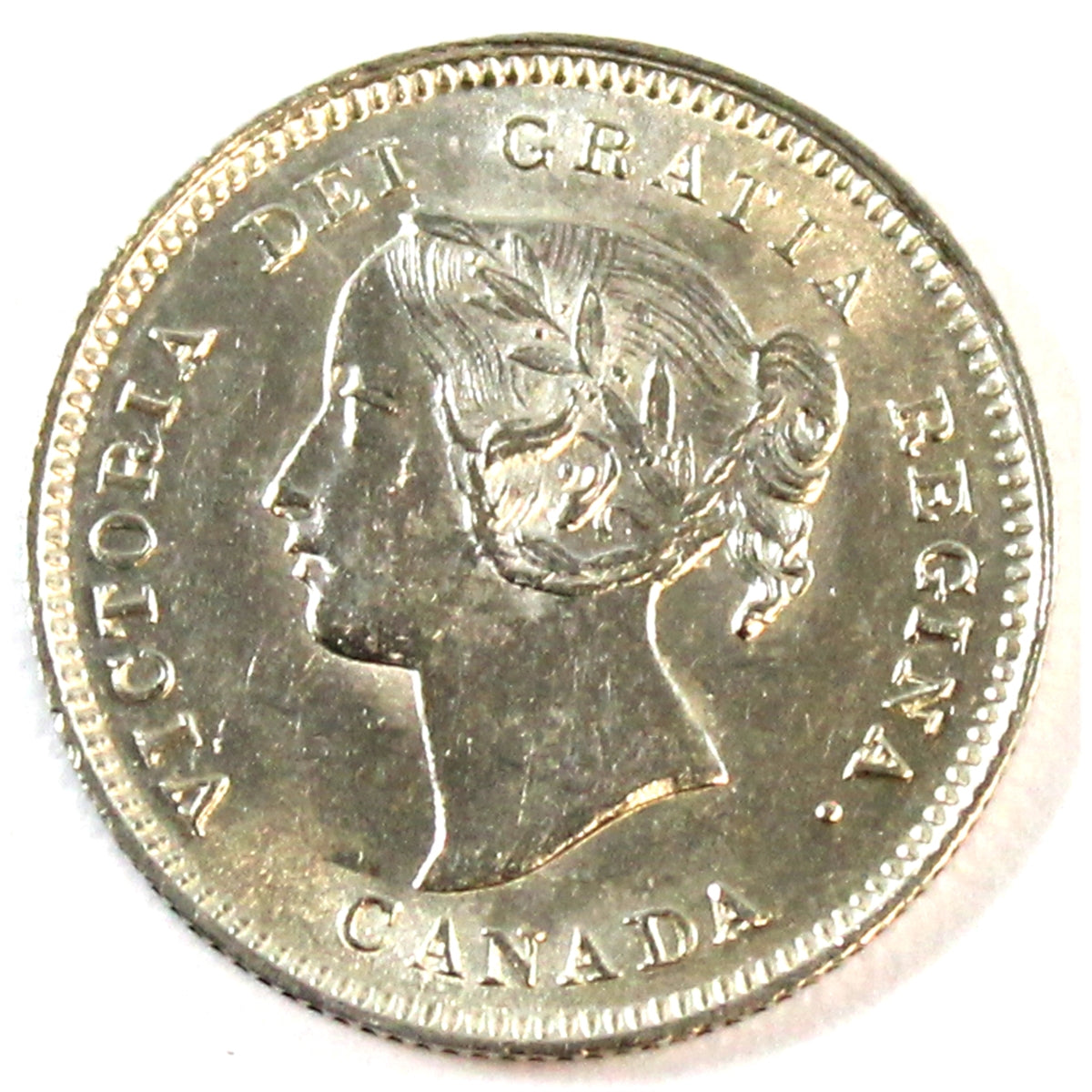 1892 Canada 5-cents AU-UNC (AU55) $