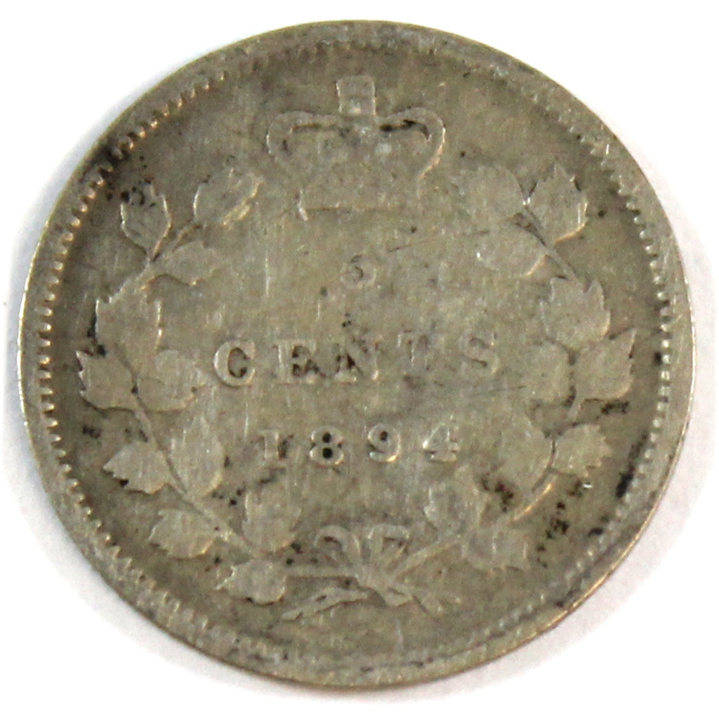 1894 Canada 5-cents G-VG (G6)