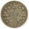 1902H Large H Canada 5-cents Good (G4)