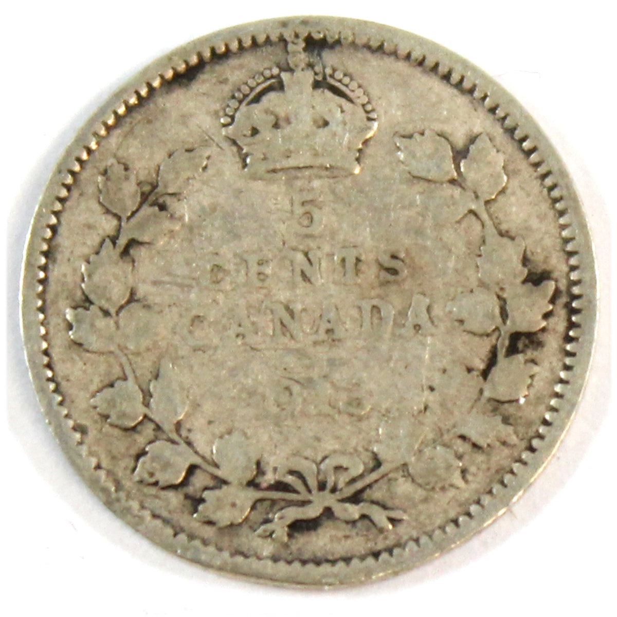 1913 Canada 5-cents About Good (AG3)