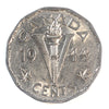 1944 No Chrome Canada 5-cents F-VF (F-15)