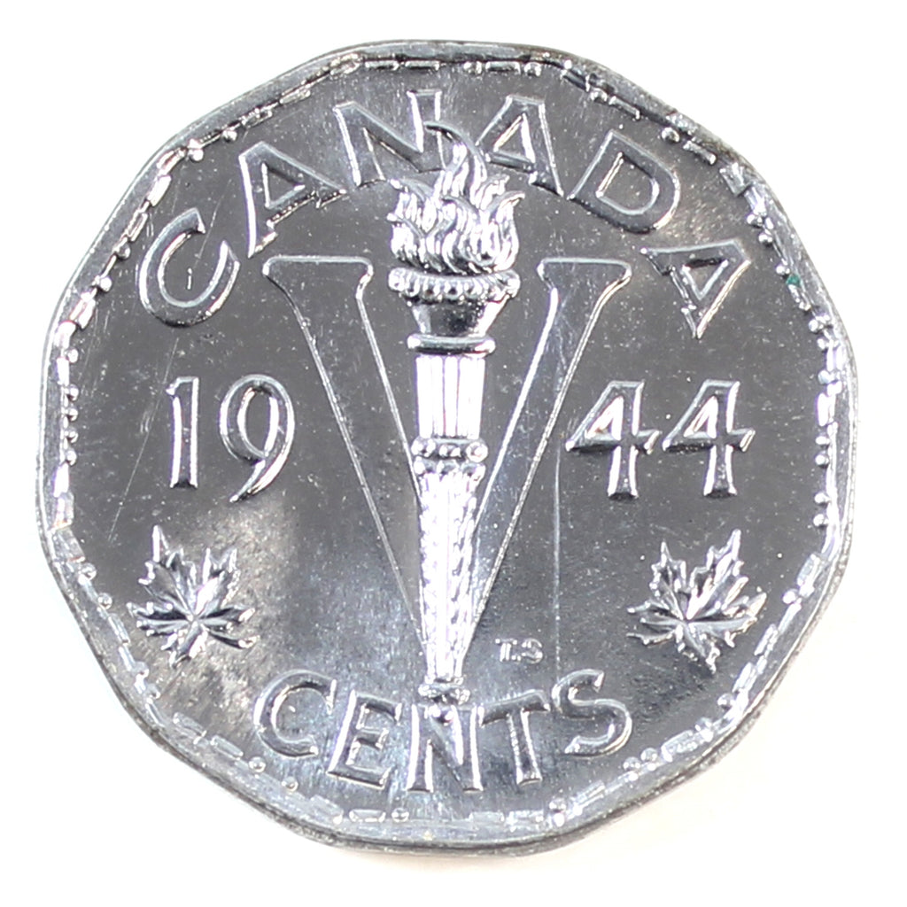 1944 Canada 5-cents Choice BU Cameo (MS64)