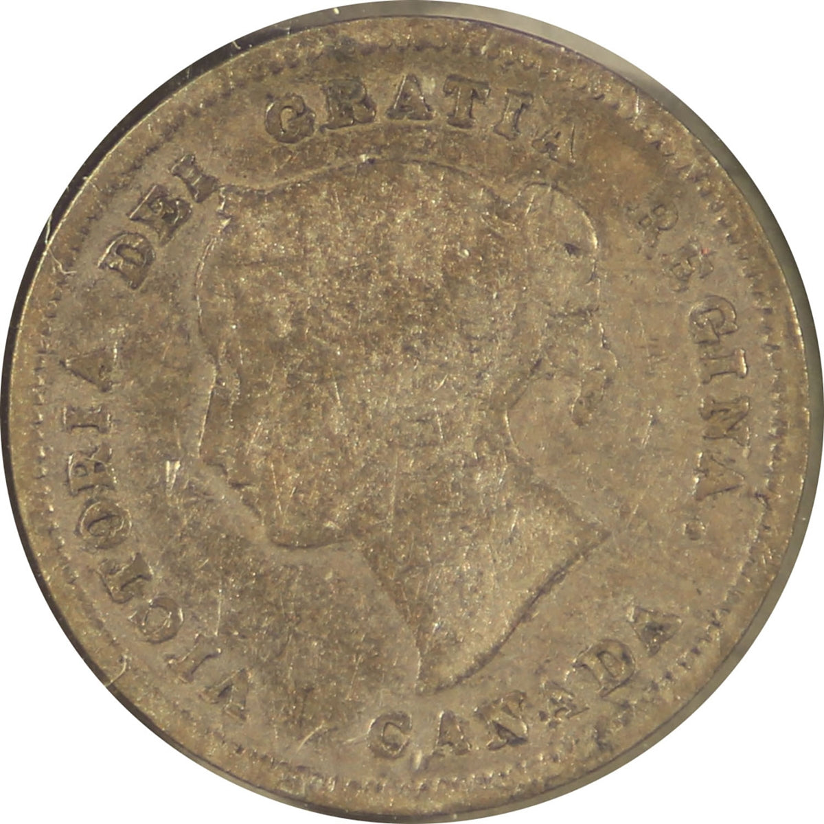1900 Oval 0's Canada 5-cents About Good (AG3)