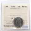 1946 Canada 5-cents ICCS Certified MS63