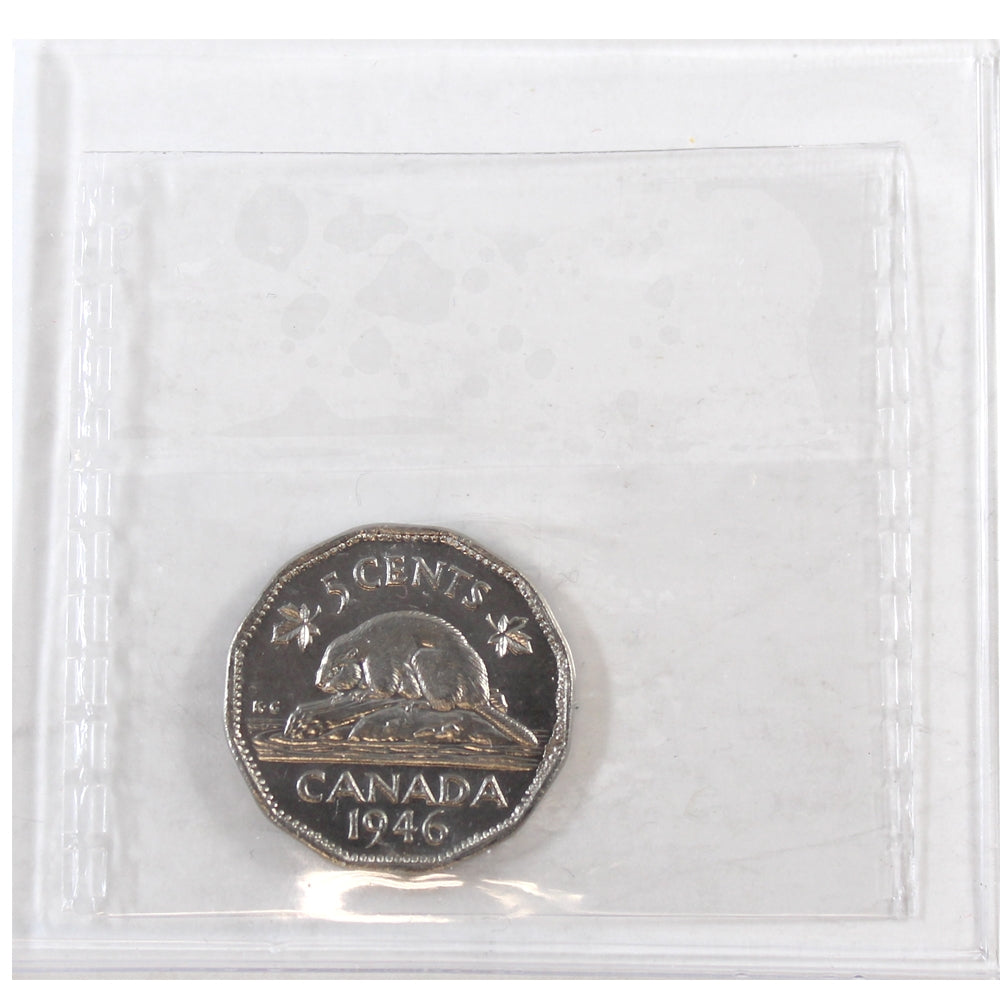 1946 Canada 5-cents ICCS Certified MS63
