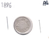 1896 Canada 5-cents About Good (AG3)