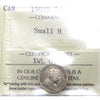 1902H Small H Canada 5-cents ICCS Certified VF30