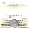1918 Canada 5-cents ICCS Certified AU50
