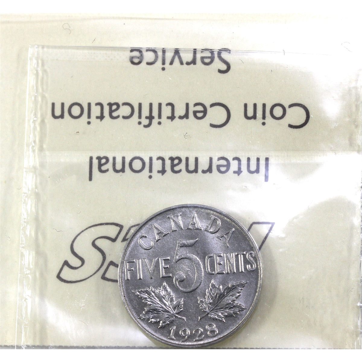 1928 Canada 5-cents ICCS Certified MS64 (XNU 253)