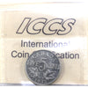 1932 Near 2 Canada 5-cents ICCS Certified EF45
