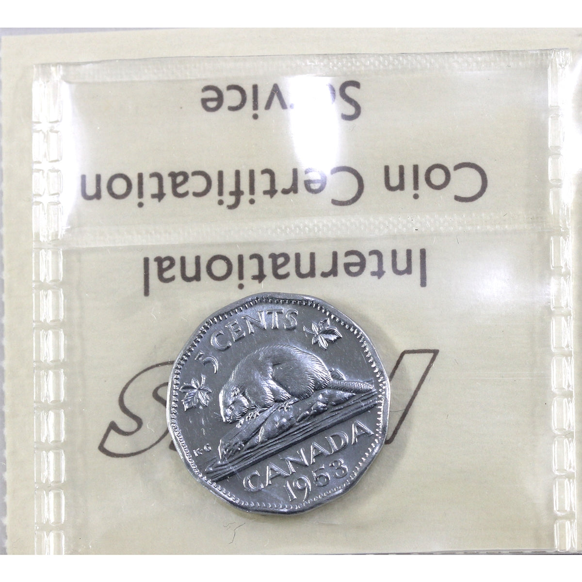 1953 SF NL Canada 5-cents ICCS Certified MS63