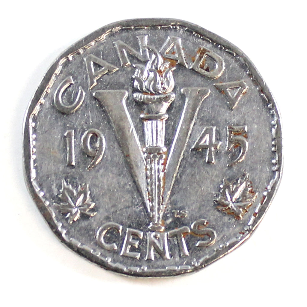 1945 Canada 5-cents Very Fine (VF20)