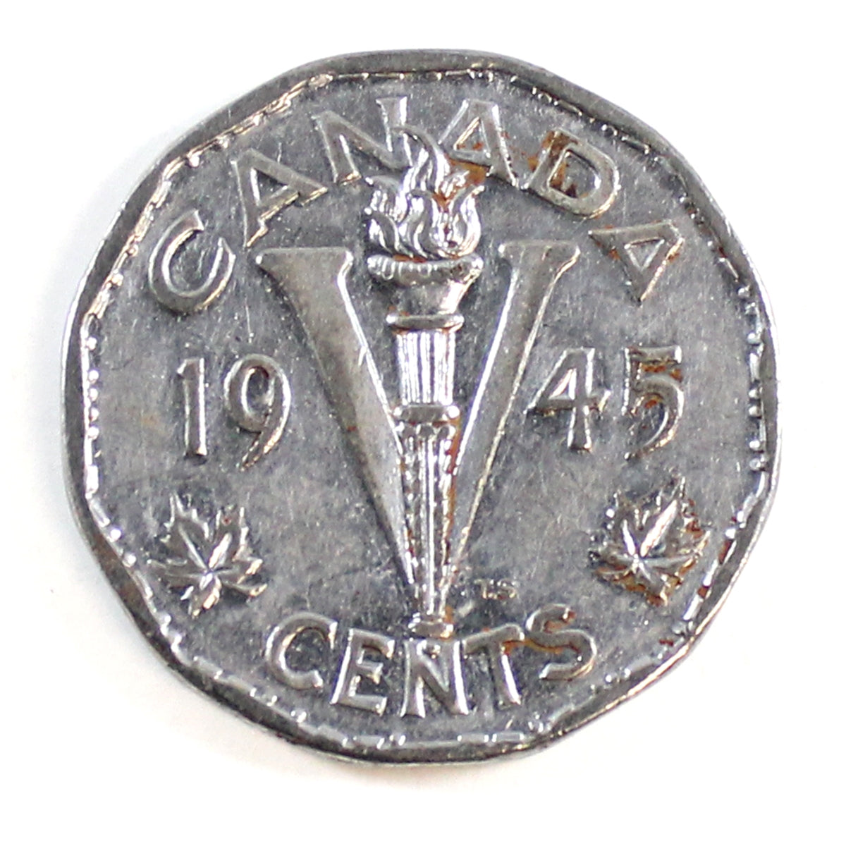 1945 Canada 5-cents Very Fine (VF20)