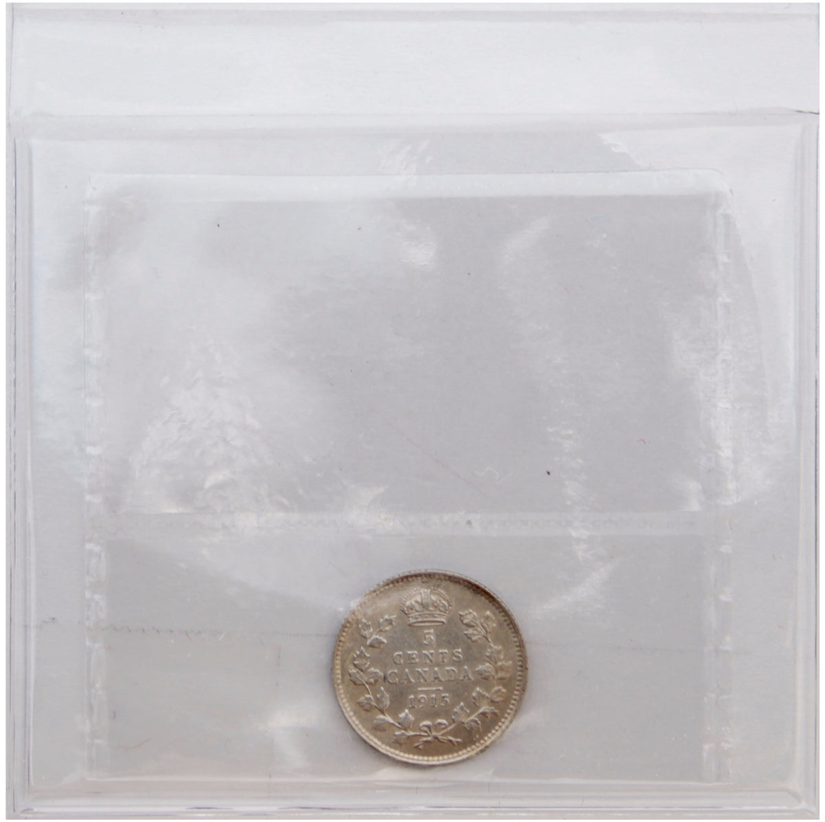 1915 Canada 5-cents ICCS Certified EF40