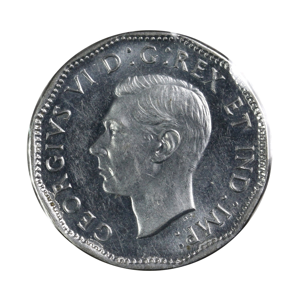 1945 Canada 5-cents AU-UNC (AU55) Cameo
