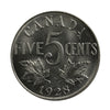 1928 Canada 5-cents Choice Brilliant Uncirculated (MS64) $