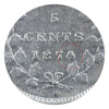 1874H Crosslet 4 Canada 5-cents ICCS Certified VF30