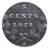 1875H Small Date Canada 5-cents ICCS Certified VF30 (XYD 775)
