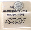 1901 Canada 5-cents ICCS Certified MS62