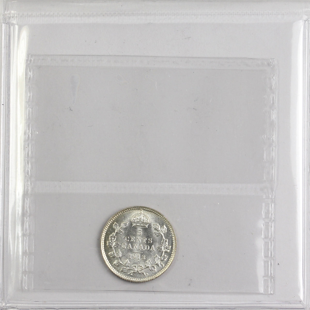 1913 Canada 5-cents ICCS Certified MS63