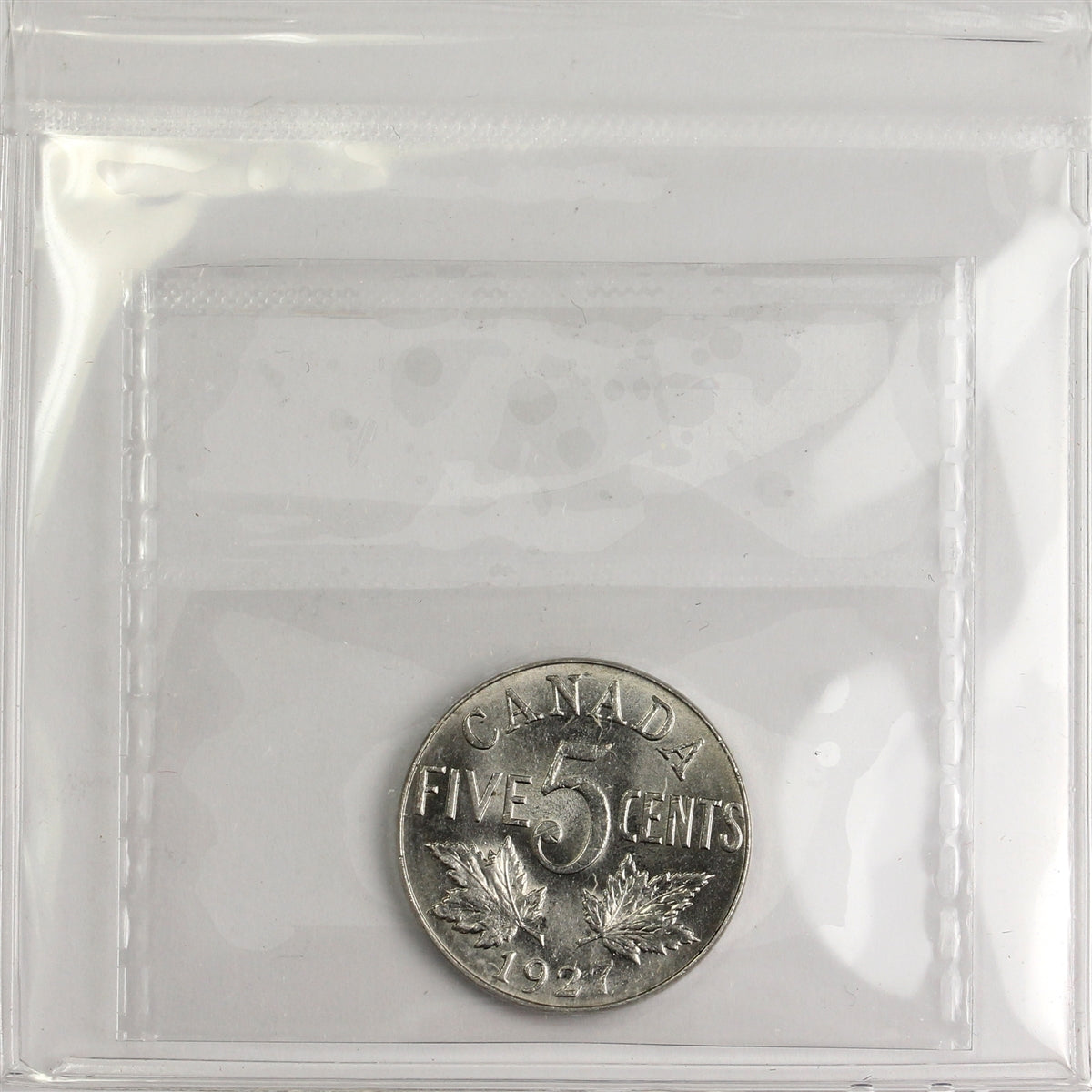 1927 Canada 5-cents ICCS Certified MS63 (00 150)