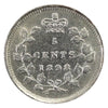 1898 Canada 5-cents Almost Uncirculated (AU50) $