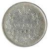 1887 7/7 Canada 5-cents ICCS Certified F15
