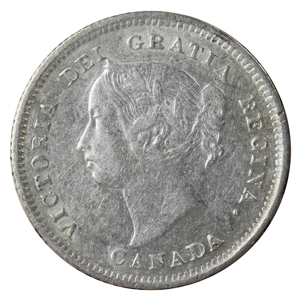 1889 Canada 5-cents ICCS Certified VF30