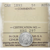 1893 Canada 5-cents ICCS Certified AU55