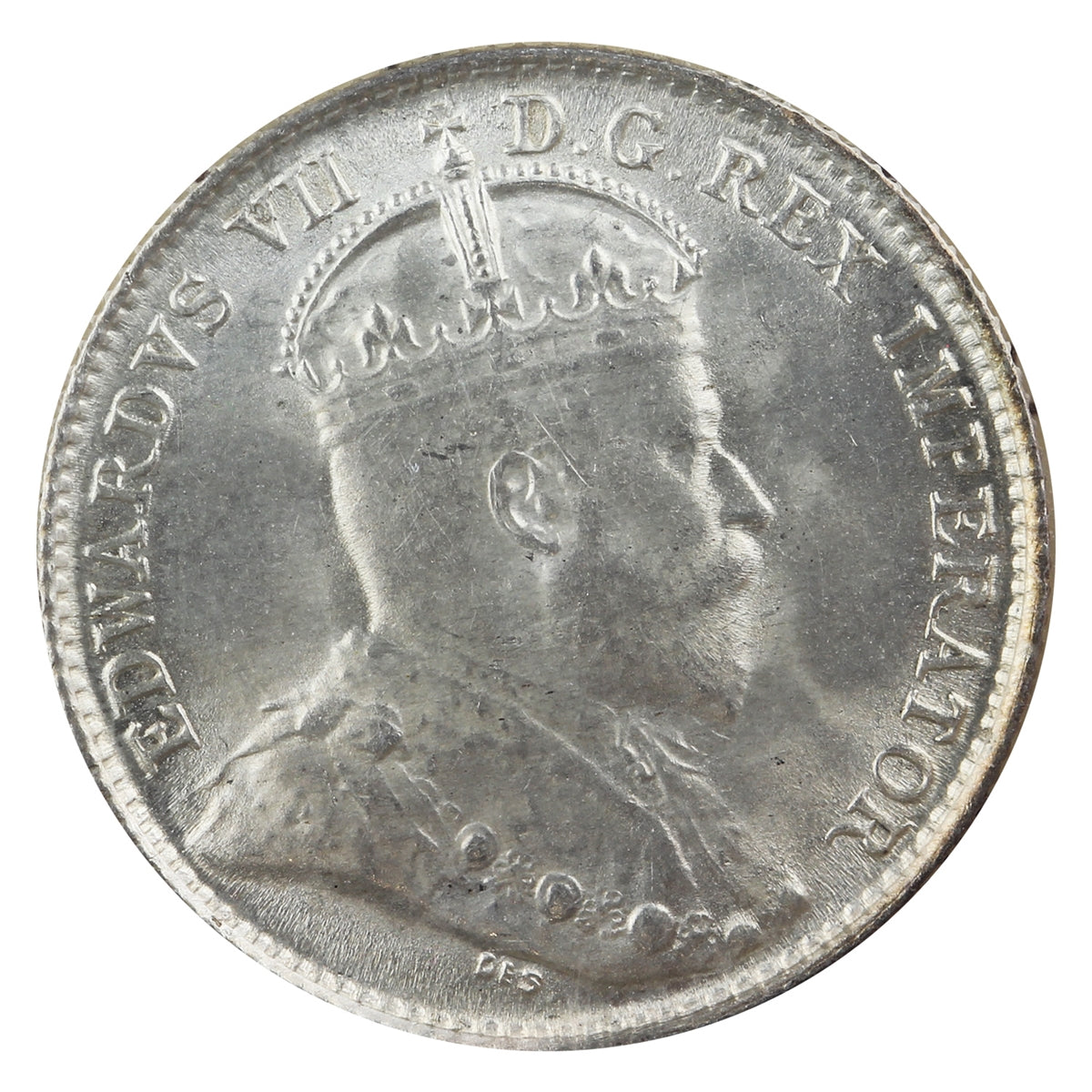 1902H Large H Canada 5-cents ICCS Certified MS64